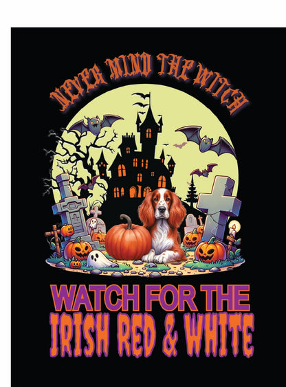 sporting Halloween garden flag