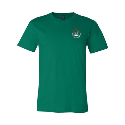 Dal Club Front Back Red White 3001 Unisex Short Sleeve Jersey Tee