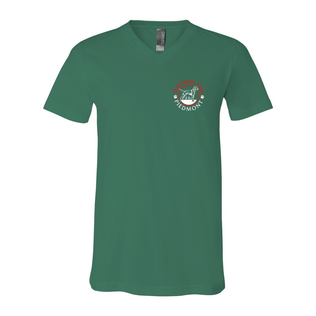 Dalmatian Club Unisex Short Sleeve V-Neck Jersey Tee