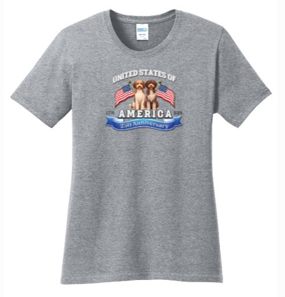America 250 Celebration Women Tshirt LPC54