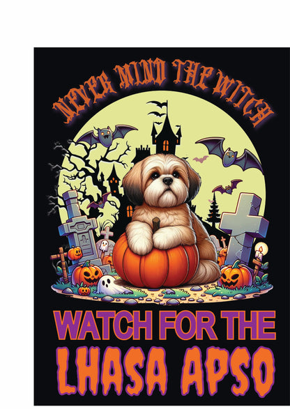 Halloween Non-Sporting Breed Garden Flags