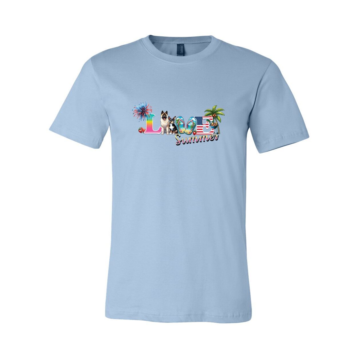 Summer Akita Rat T Unisex Short Sleeve Jersey Tee