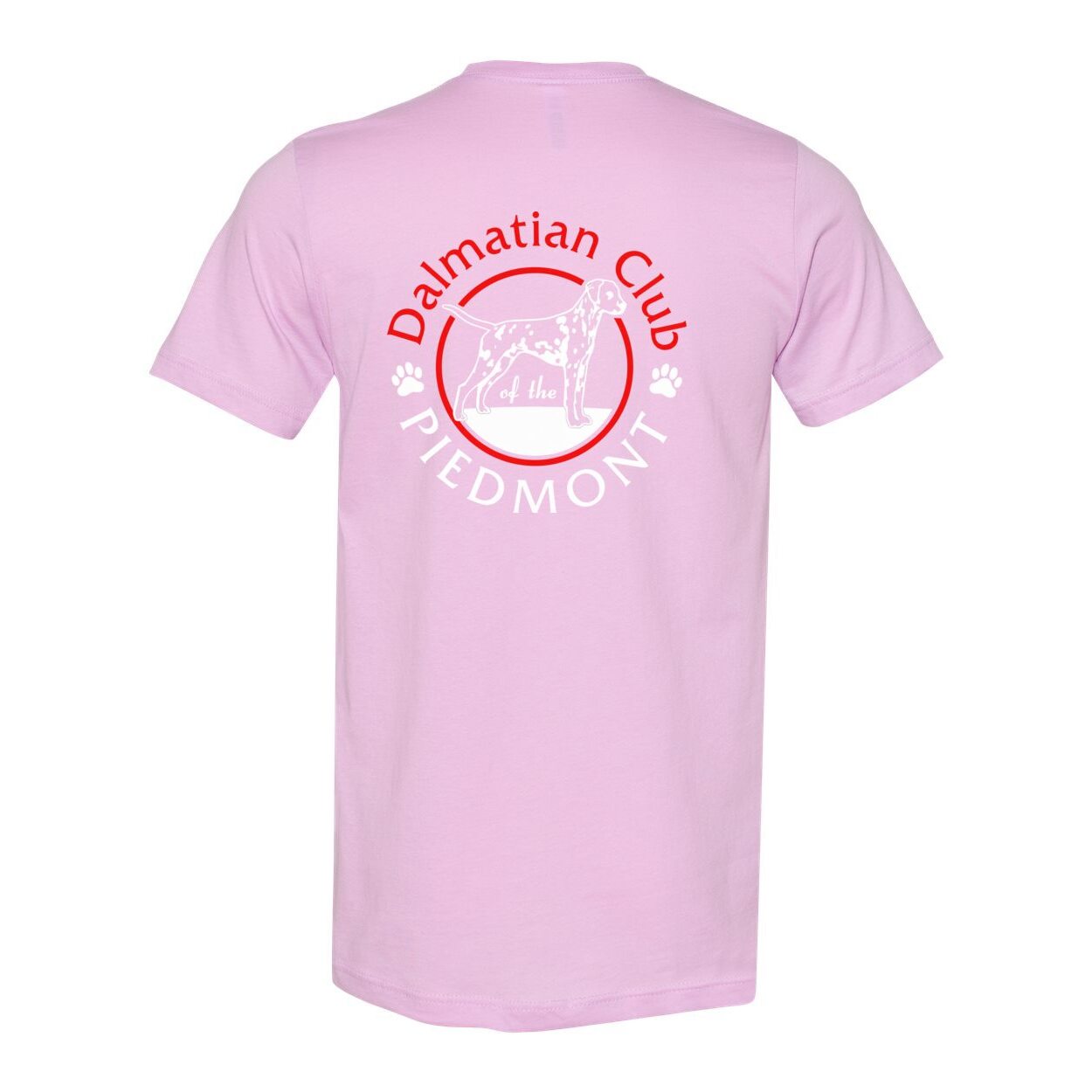 Dal Club Front Back Red White 3001 Unisex Short Sleeve Jersey Tee