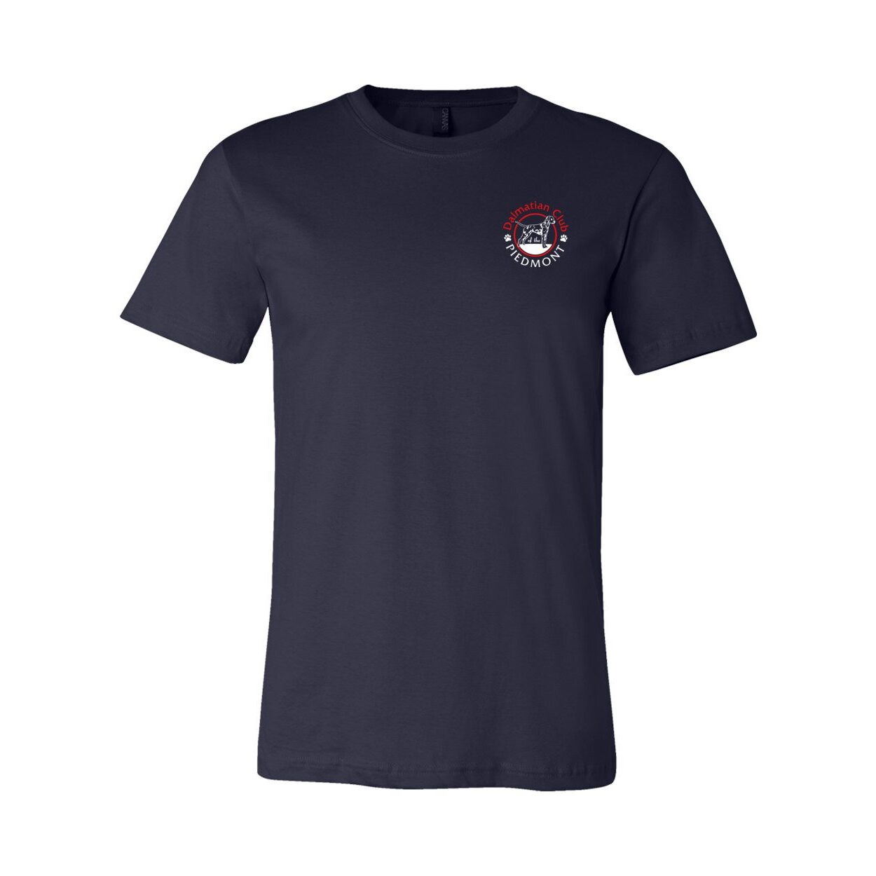 Dal Club Front Back Red White 3001 Unisex Short Sleeve Jersey Tee