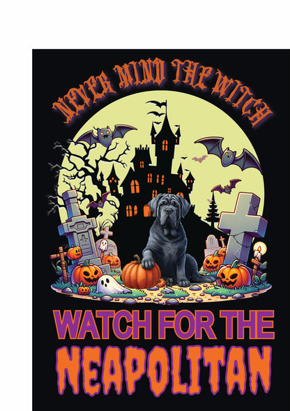 Halloween Working Dog Breeds Garden Flag