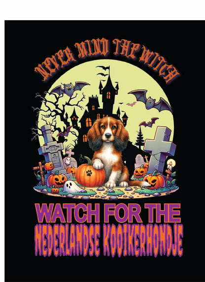 sporting Halloween garden flag