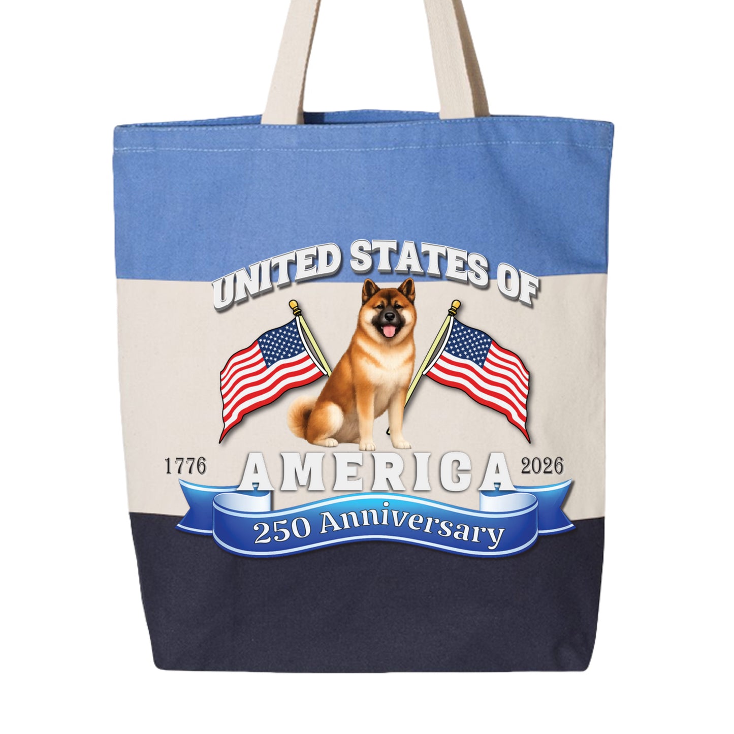 Navy/ Natural/ Carolina Blue - Q125900 - BACK