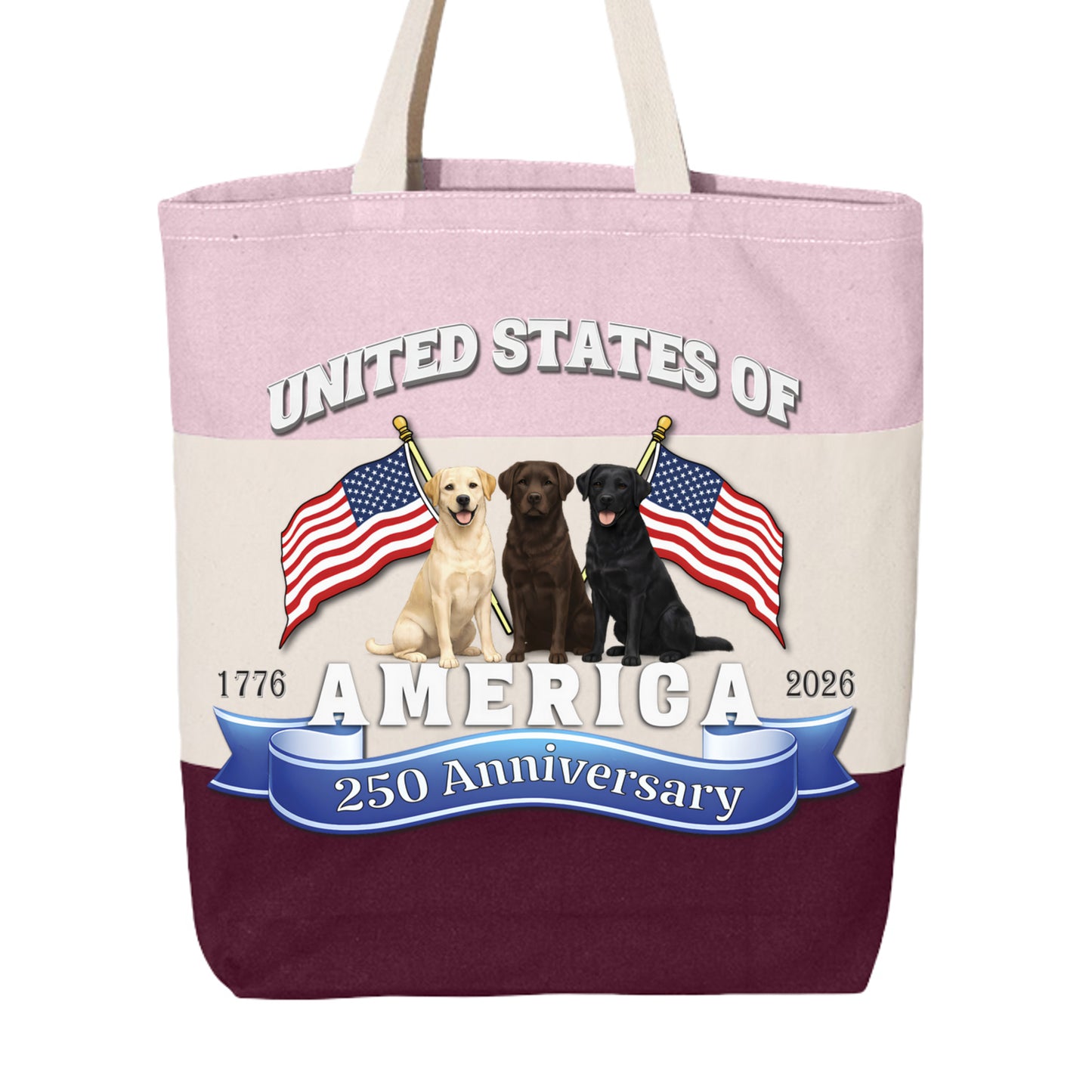 Maroon/ Natural/ Light Pink - Q125900 - FRONT