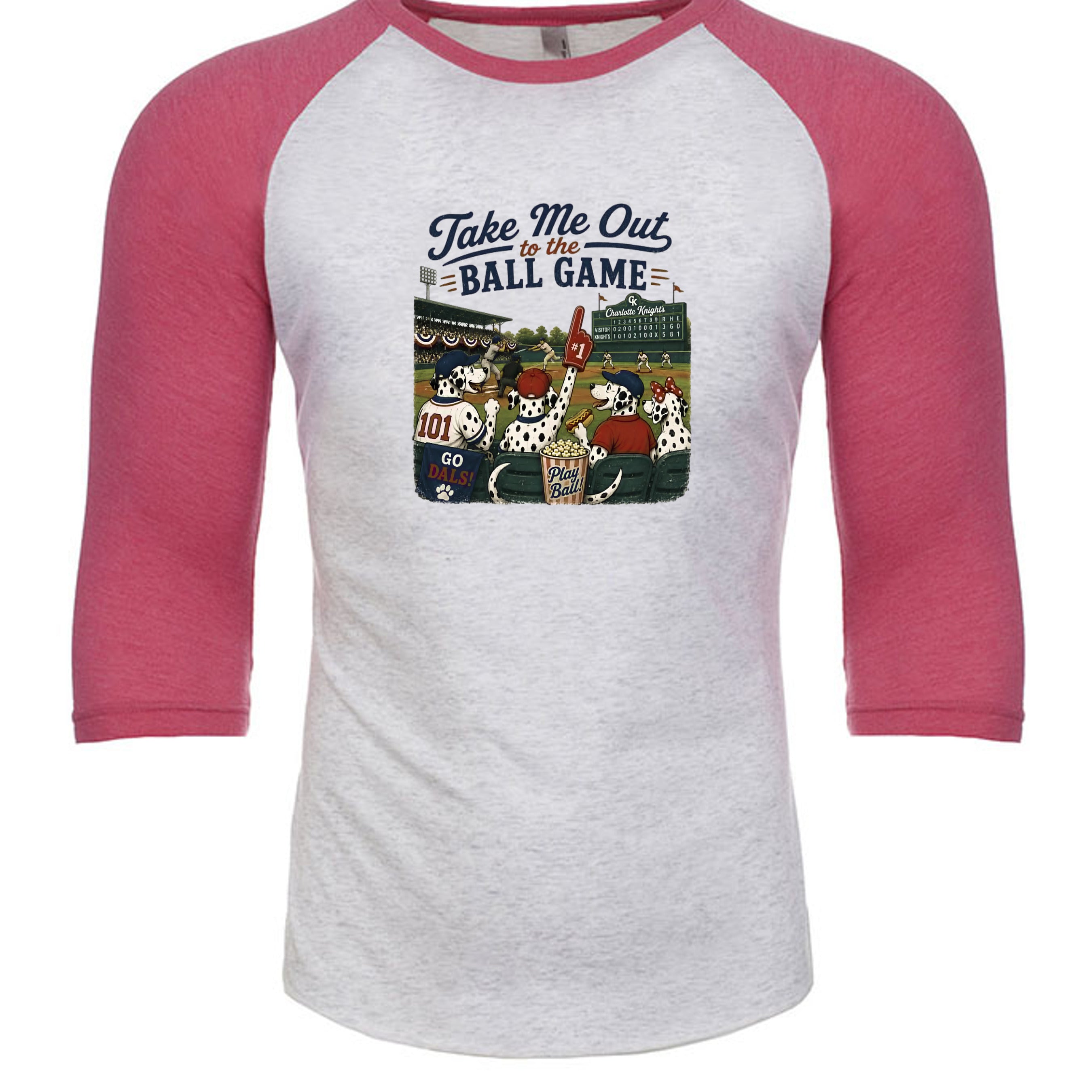 Dal Ball Game Raglan – WagALotBowWow