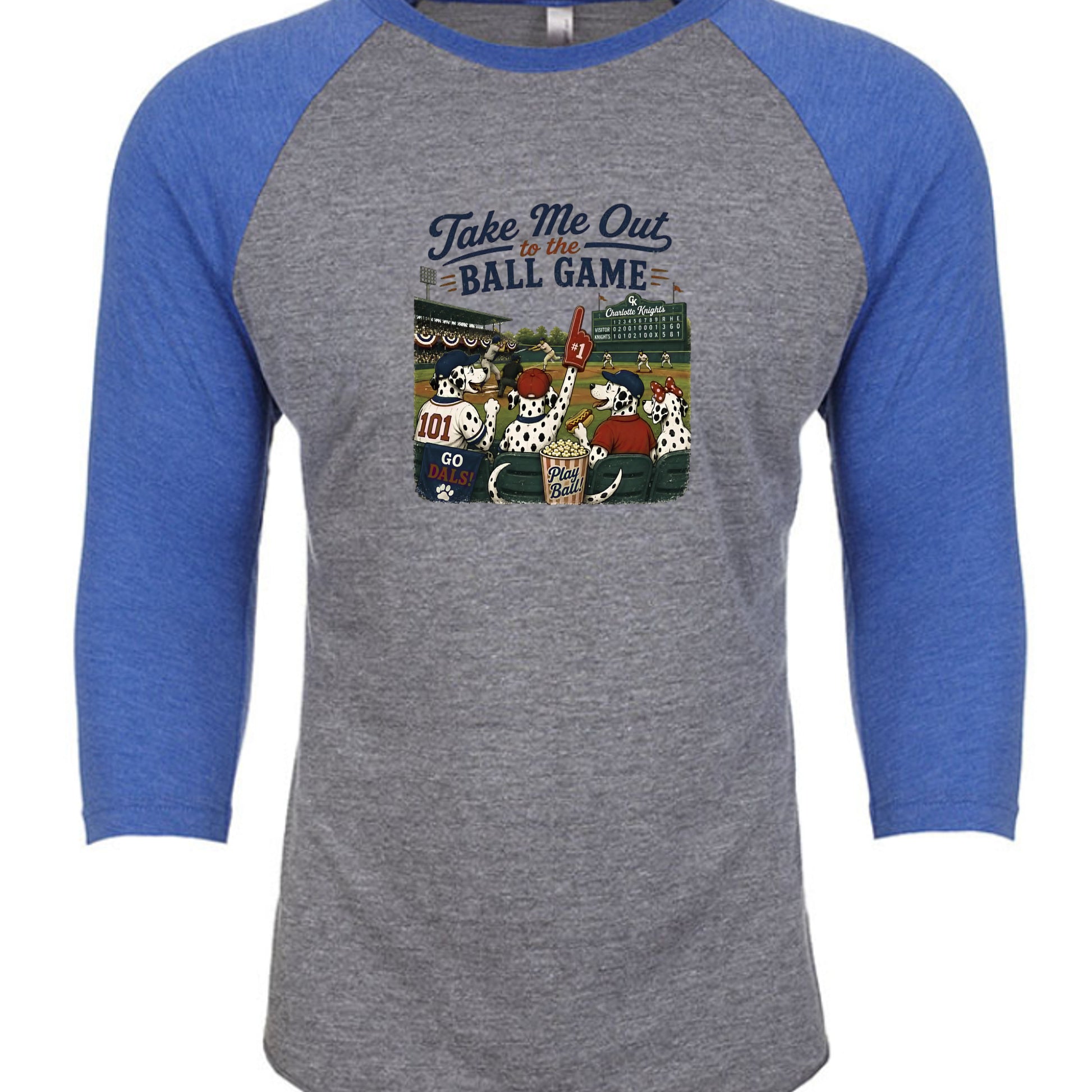Vintage Royal/ Premium Heather - 6051 - FRONT