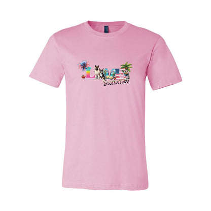 Summer Akita Rat T Unisex Short Sleeve Jersey Tee