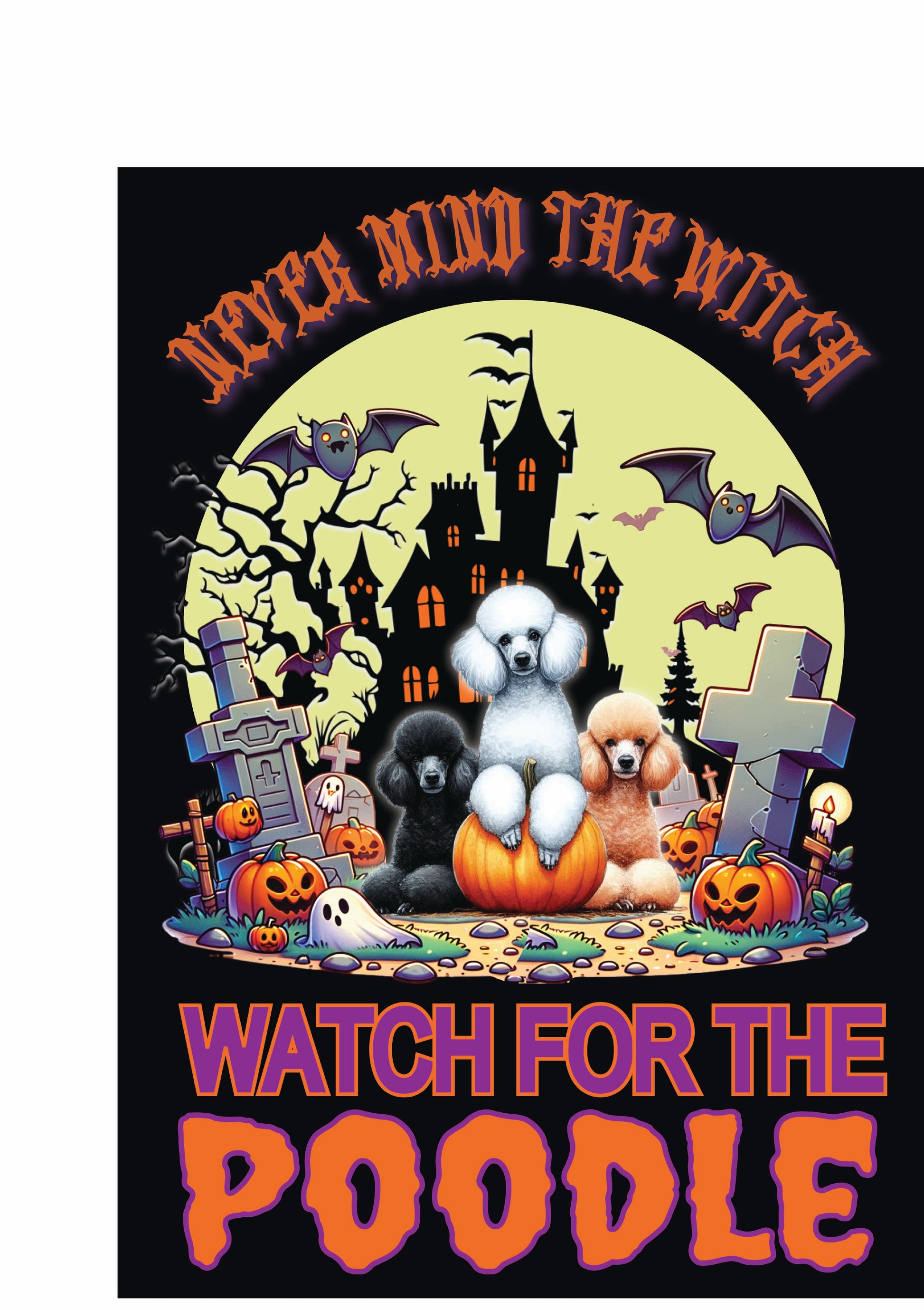 Halloween Non-Sporting Breed Garden Flags - 12 x 18