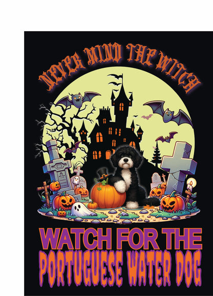 Halloween Working Dog Breeds Garden Flag
