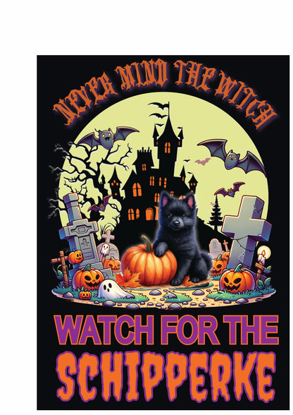 Halloween Non-Sporting Breed Garden Flags