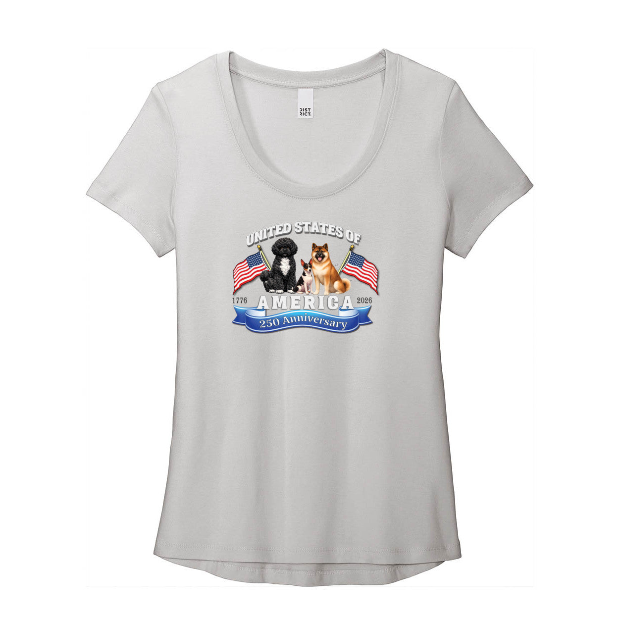 Tina 250 DT7501 District ® Women’s Flex Scoop Neck Tee