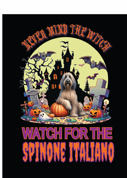 sporting Halloween garden flag