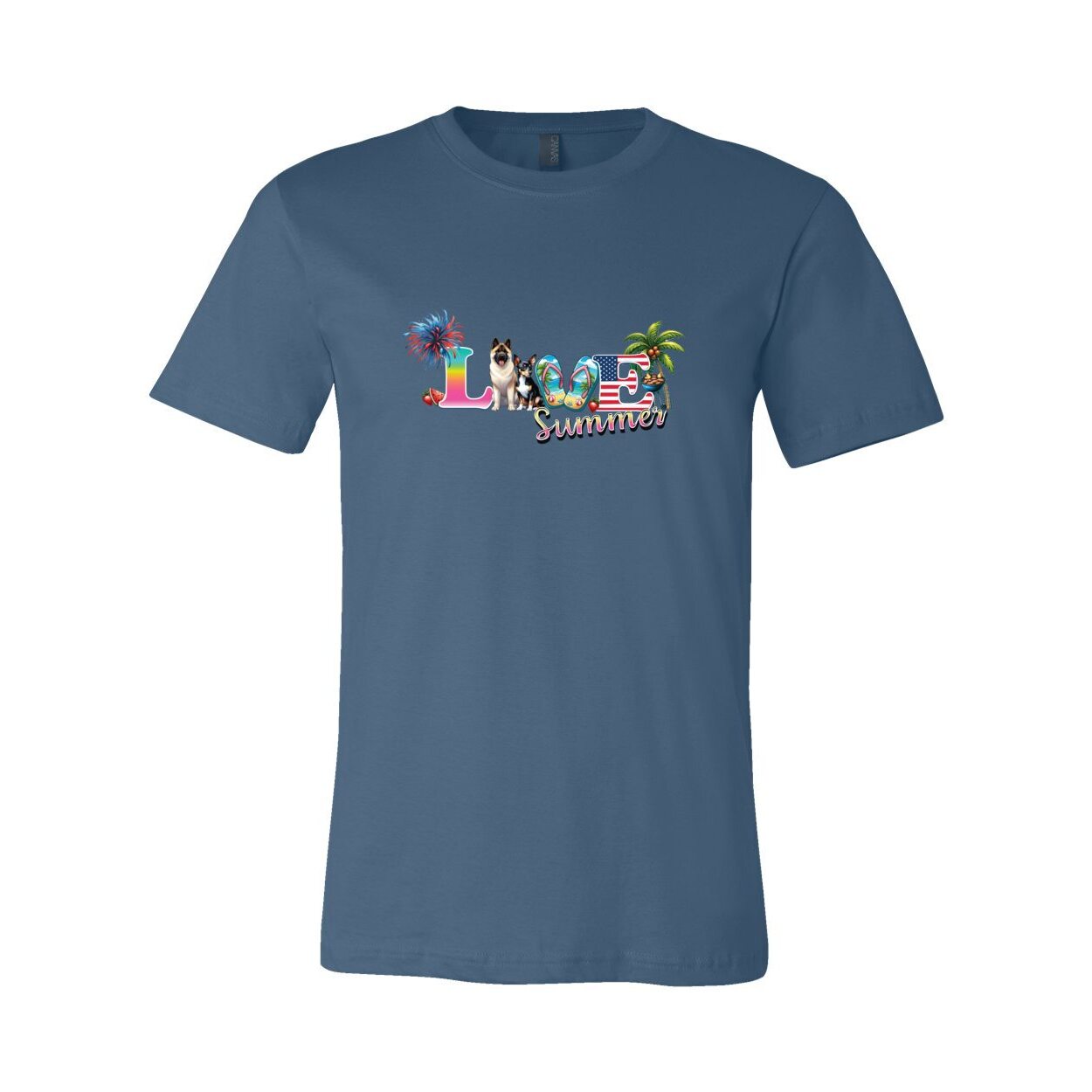 Summer Akita Rat T Unisex Short Sleeve Jersey Tee