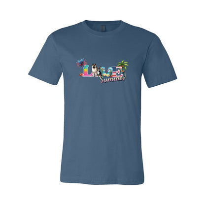 Summer Akita Rat T Unisex Short Sleeve Jersey Tee