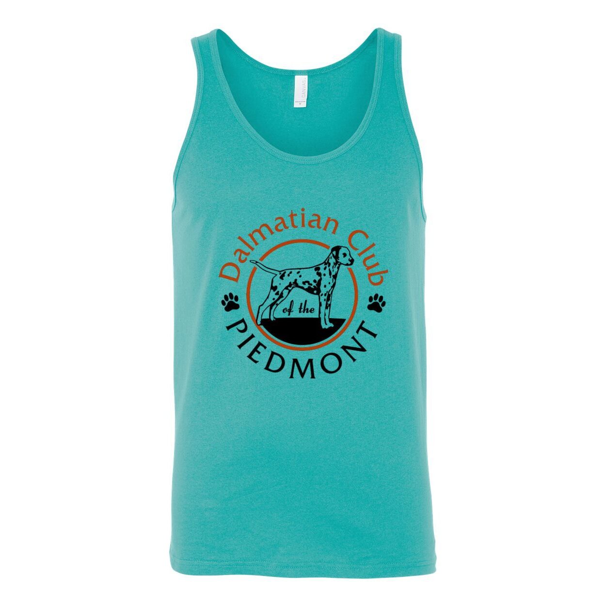 Dalmatian Club Unisex Jersey Tank Dark Letters