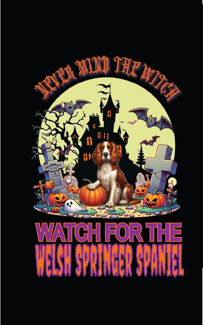 sporting Halloween garden flag