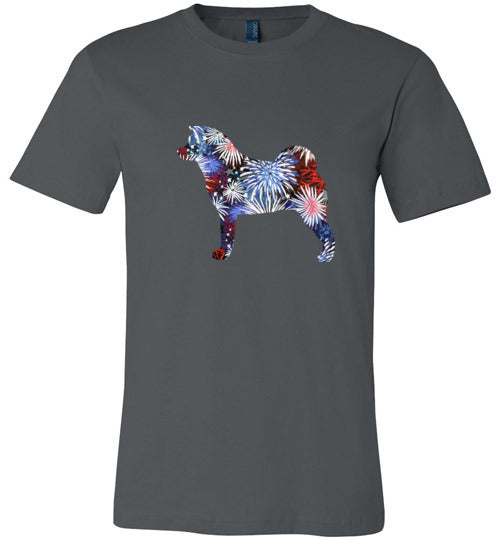 Akita Patriotic Youth Short Sleeve Shirt - WagALotBowWow
