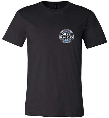 Kira SHED front and back logo with phone - WagALotBowWow
