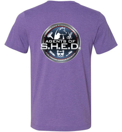 S.H.E.D Unisex Canvas Short Sleeve T-Shirt