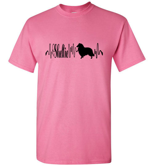 Sheltie Heartbeat Unisex Gildan Short-Sleeve T-Shirt
