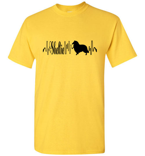 Sheltie Heartbeat Unisex Gildan Short-Sleeve T-Shirt