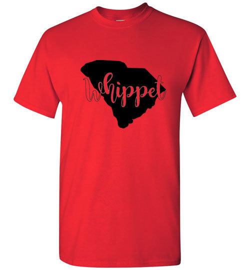 SC Whippet Gildan SS Unisex Adult & Youth Unisex TShirt Black Print