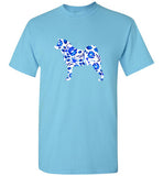 Glidan Akita Blue Floral Shirt