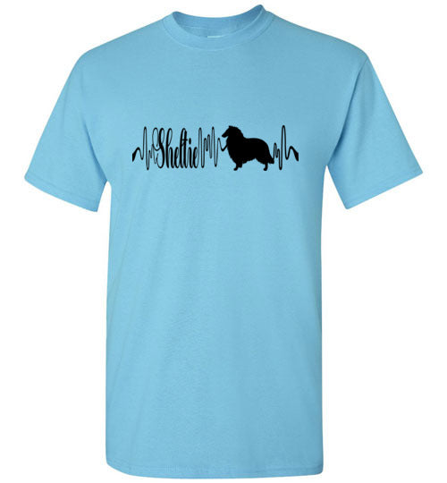 Sheltie Heartbeat Unisex Gildan Short-Sleeve T-Shirt