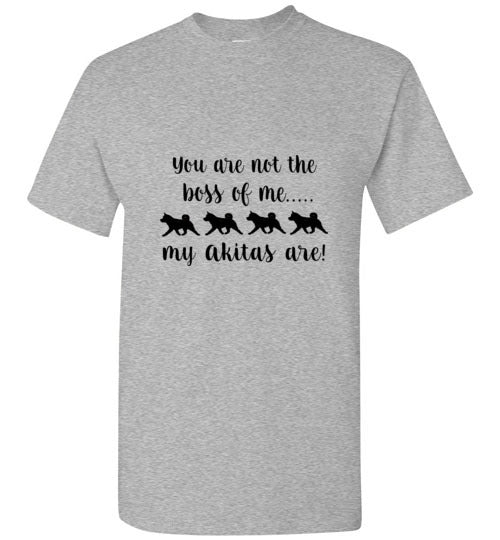 My Akitas are Boss Short Sleeve T-Shirt