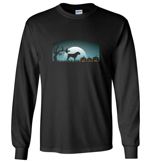 Boerboel Halloween Pumpkin Scene Shirt