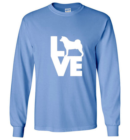 Gildan Long Sleeve Love Akita