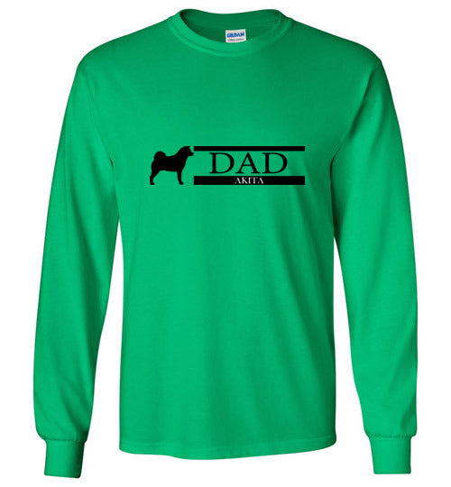 Akita Dad Unisex Long Sleeve T-Shirt