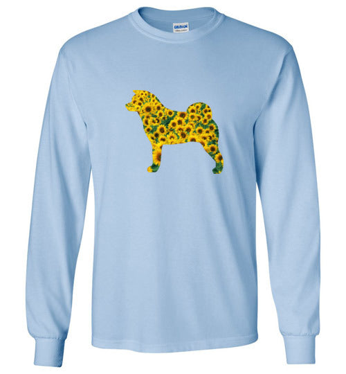 Sunflower Akita LongSleeve & Hoodie