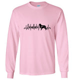 Newfoundland Heartbeat Unisex Long Sleeve T-Shirt