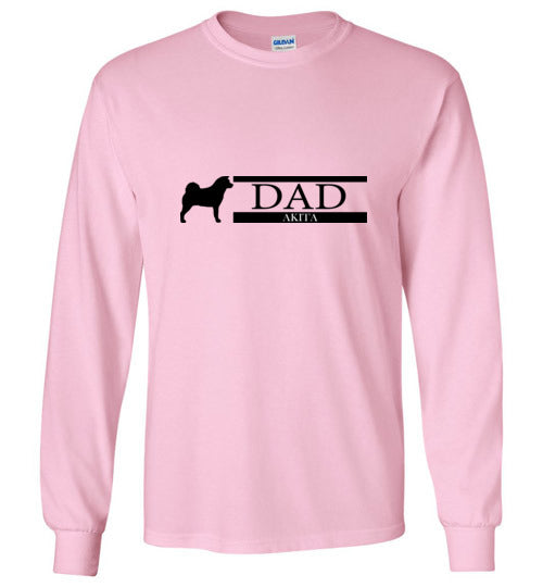 Akita Dad Unisex Long Sleeve T-Shirt