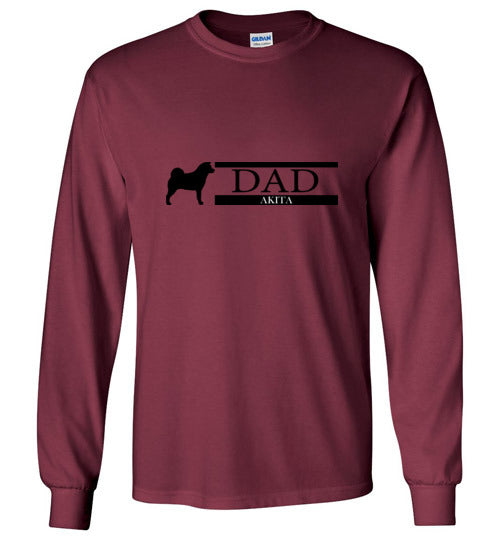 Akita Dad Unisex Long Sleeve T-Shirt