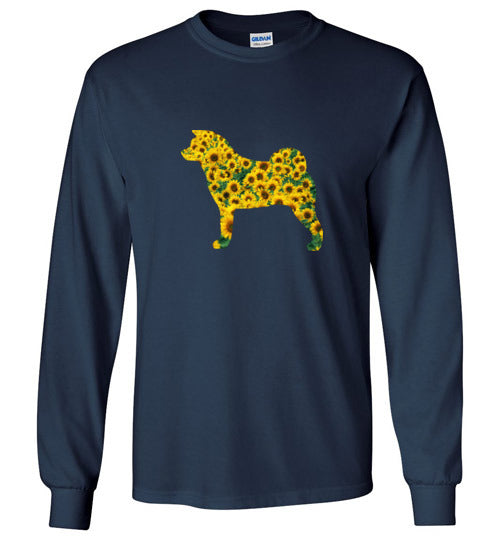 Sunflower Akita LongSleeve & Hoodie