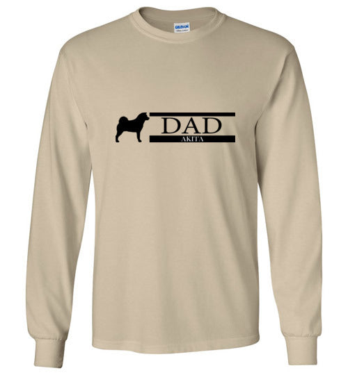 Akita Dad Unisex Long Sleeve T-Shirt