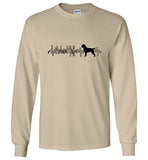 Wiredhair Griffon Heartbeat Long Sleeve Shirt Black Lettering