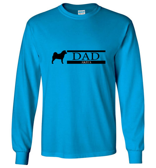 Akita Dad Unisex Long Sleeve T-Shirt