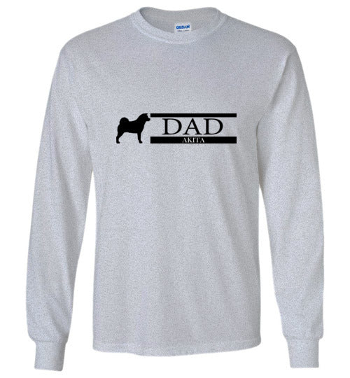 Akita Dad Unisex Long Sleeve T-Shirt