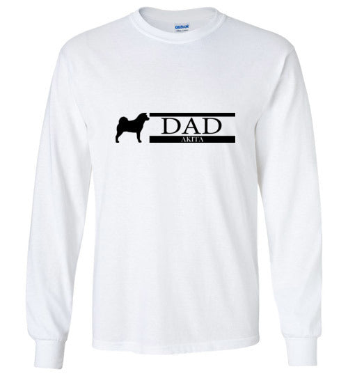 Akita Dad Unisex Long Sleeve T-Shirt