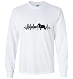 Newfoundland Heartbeat Unisex Long Sleeve T-Shirt