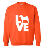 Gildan Crewneck Sweatshirt Love Akita