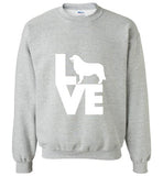 LOVE Leonberger Gildan Sweatshirt