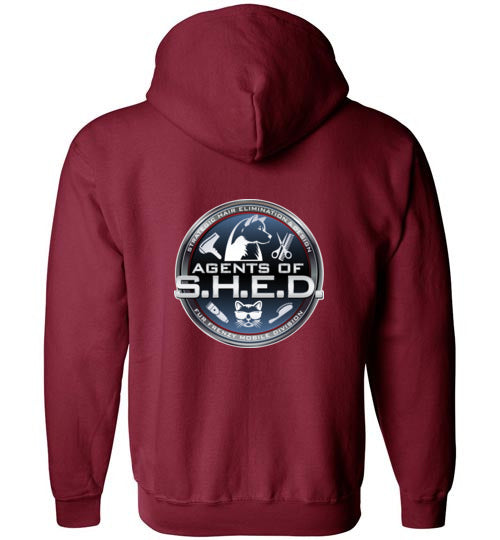 S.H.E.D Unisex Gildan Zip Hoodie